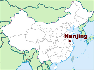 nanjing chine carte